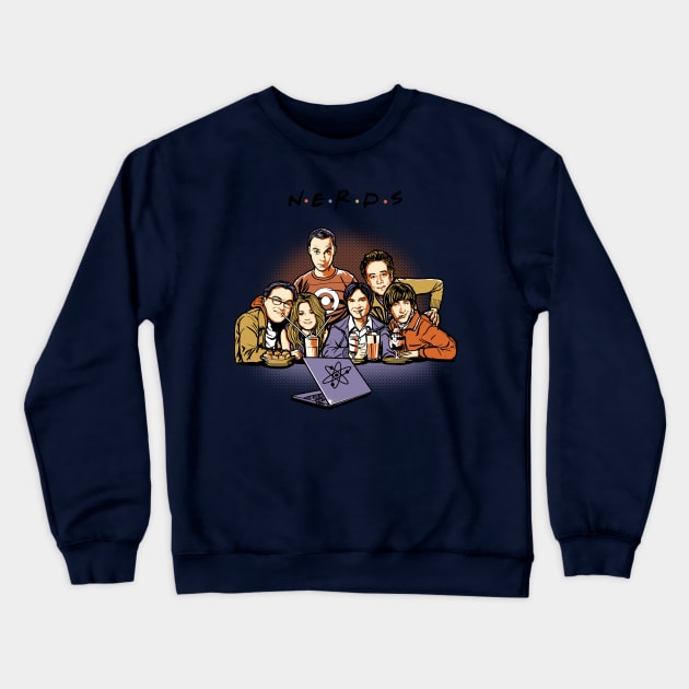 N.E.R.D.S Crewneck Sweatshirt by Roni Nucleart